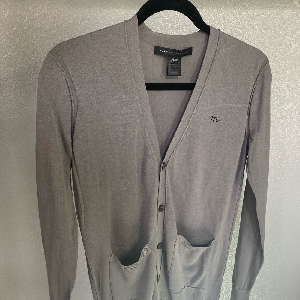 MARC BY MARC JACOBS Leopard Jacquard Cardigan